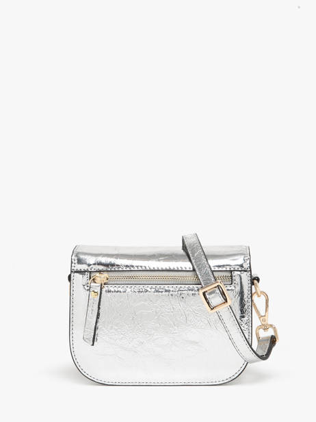 Shoulder Bag S Altair Leather Etrier Silver altair EALA081S other view 4