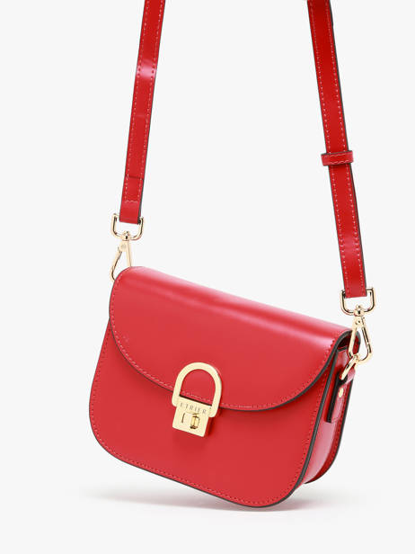 Shoulder Bag Altair Leather Etrier Red altair EALA081S other view 2