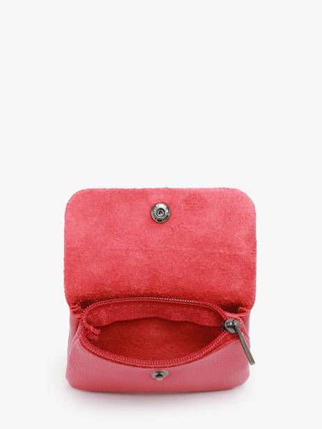 Coin Purse Leather Milano Red caviar CA23092 other view 1