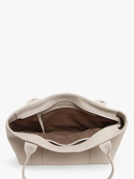 Sac Cabas Delft Cuir Nathan baume Beige mondrian 5 vue secondaire 3