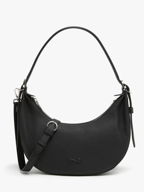 Sac Porté épaule Nathan 1932 Cuir Nathan baume Noir nathan 1932 64