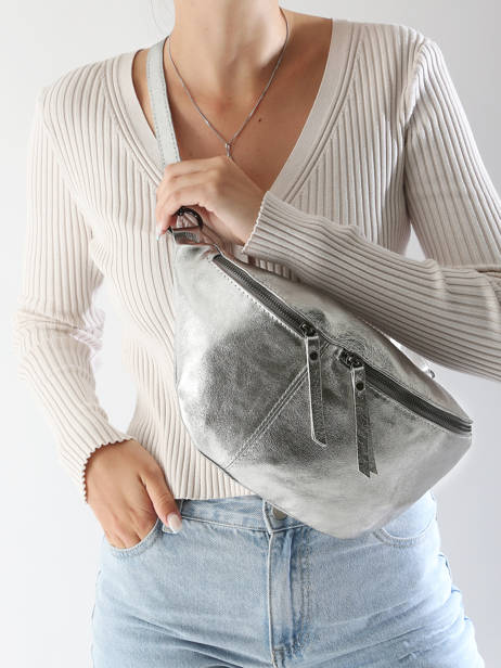 Sac Banane Milano Argent nine NI24062 vue secondaire 1