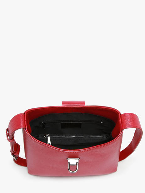 Sac Porté épaule Caviar Cuir Milano Rouge caviar CA24064 vue secondaire 3