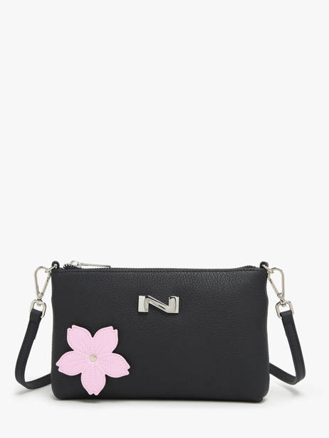 Leather Sakura Crossbody Bag Nathan baume Black sakura 7SA