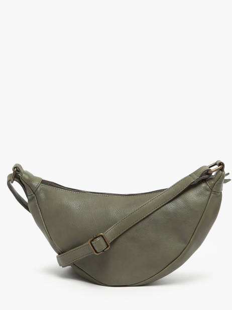 Sac Bandoulière Cow Cuir Basilic pepper Vert cow BCOW73 vue secondaire 4