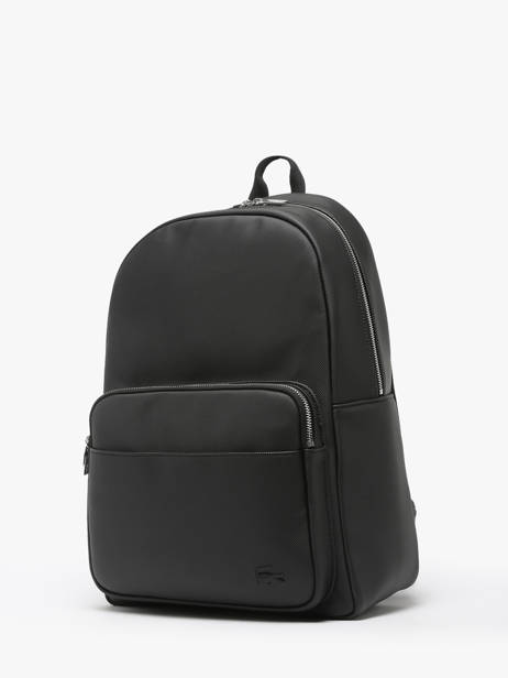 Backpack Lacoste Black men's classic NH4430HC other view 2