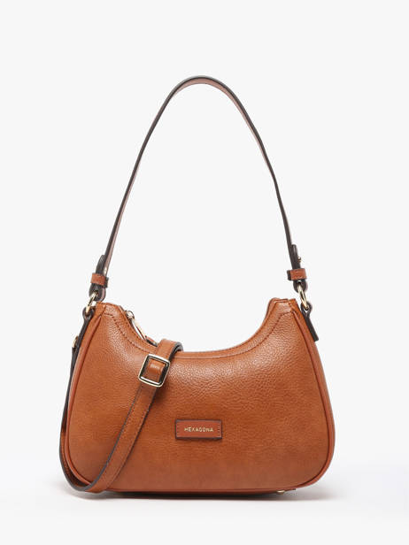 Shoulder Bag Jenny Hexagona Brown jenny 7920073