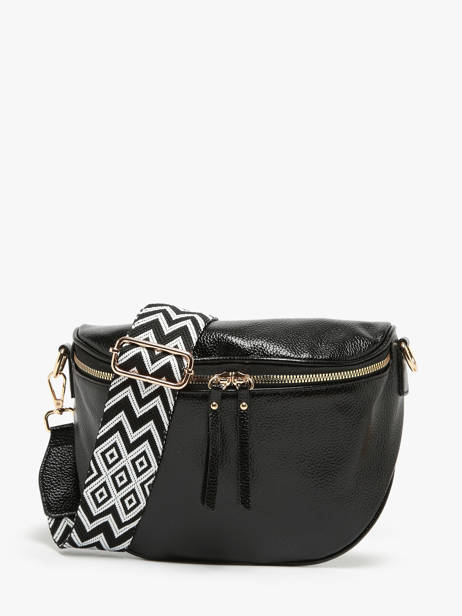 Sac Banane Miniprix Noir sangle 1