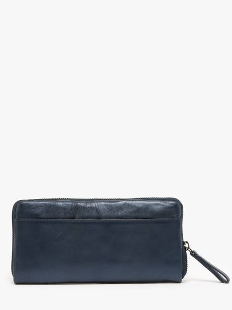 Portefeuille Cuir Biba Bleu wallet SFM2L vue secondaire 2