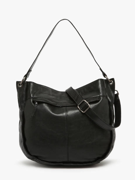 Sac PortÃ© Ã©paule Heritage Cuir Biba Noir heritage HAK3L vue secondaire 4