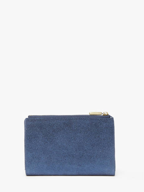 Portefeuille Cuir Mila louise Bleu vintage 3760XC vue secondaire 2