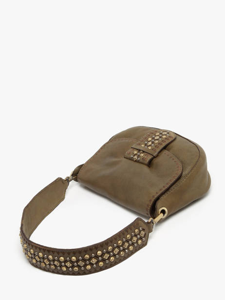 Shoulder Bag Heritage Leather Biba Green heritage COD1L other view 2