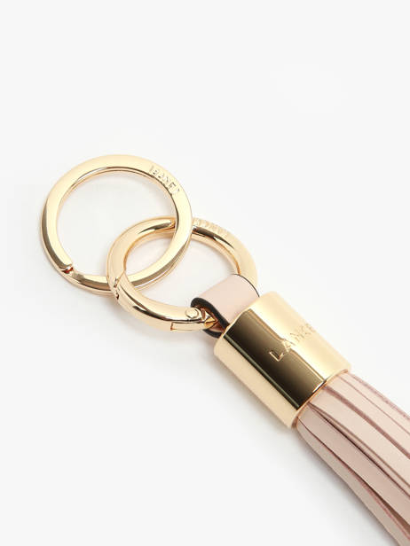 Leather Premier Flirt Key Chain Lancel Pink charms A12922 other view 1