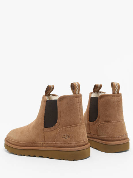Boots Neumel Chelsea In Leather Ugg Beige men 1121644 other view 2