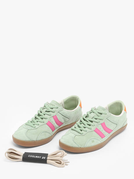 Sneakers Kizuna In Leather Coolway Green women 7603168 other view 1