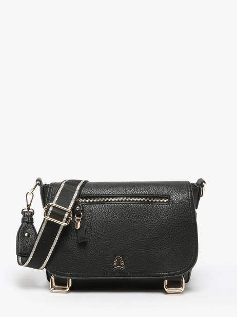 Sac Bandoulière Zip Lulu castagnette Noir zip TACO