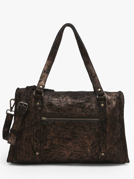 Shopper Lula Leather Pieces Brown lula 17151394