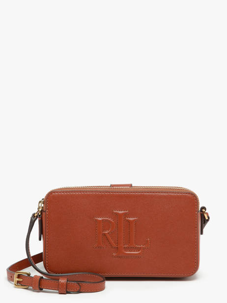 Sac Bandoulière Anstey Cuir Lauren ralph lauren Marron anstey 32951475