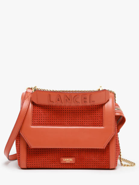 Sac Bandoulière Ninon Cuir Lancel Orange ninon A13182