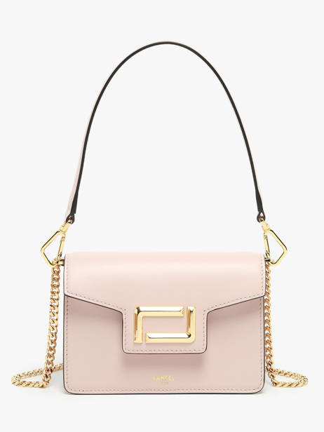 Sac Bandoulière Angele Cuir Lancel Rose angele A13275