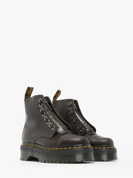 Bottines Sinclair En Cuir Dr martens Marron unisex 31993302 vue secondaire 1