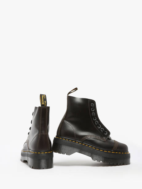 Bottines Sinclair En Cuir Dr martens Marron unisex 31993302 vue secondaire 2