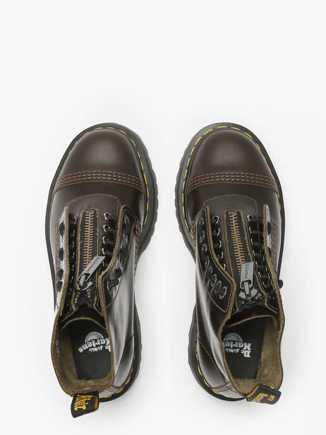 Bottines Sinclair En Cuir Dr martens Marron unisex 31993302 vue secondaire 3