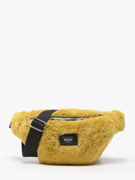 Sac Banane Wouf Jaune teddy TW240037