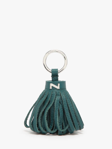 Porte-clefs Dahlia Cuir Nathan baume Bleu original n 100100N