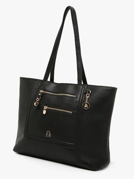 Shopping Bag Zip Lulu castagnette Black zip WILLIANA other view 2