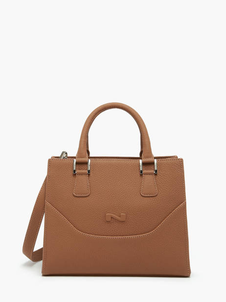 Leather Chloé Satchel Nathan baume Brown event 6