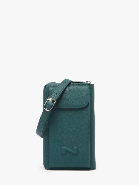 Etui Téléphone Pocket Cuir Nathan baume Bleu egee 3