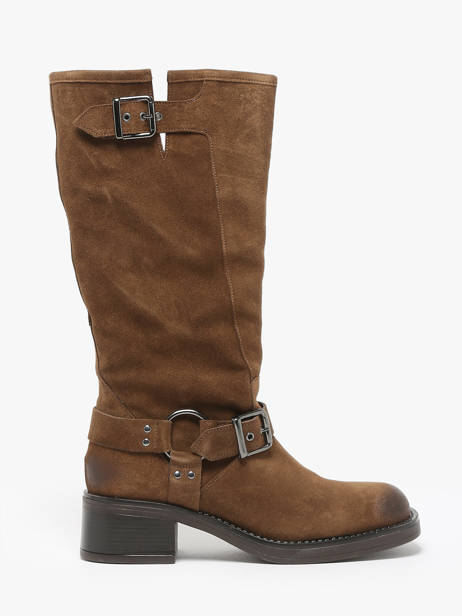 Bottes En Cuir We do Marron accessoires CO88177