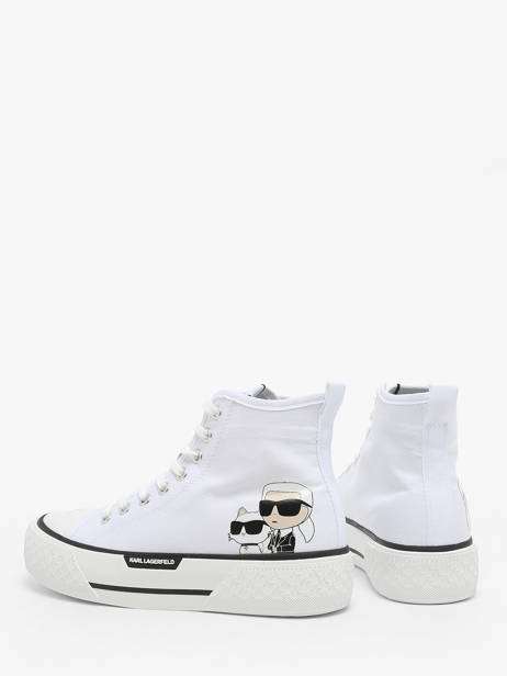 Sneakers Kampus Max Iii Twin Karl lagerfeld White women KL60644T other view 3