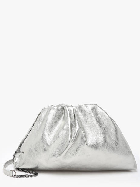 Sac Bandoulière Nine Cuir Milano Argent nine NI23112