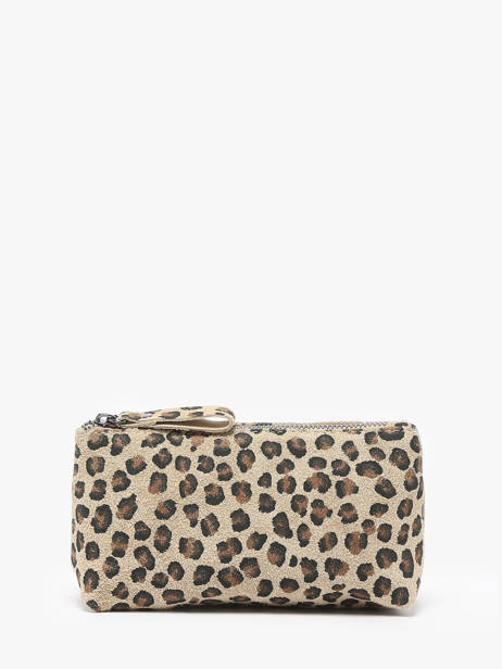 Pouch Leather Milano Multicolor velvet leopardo VL22114