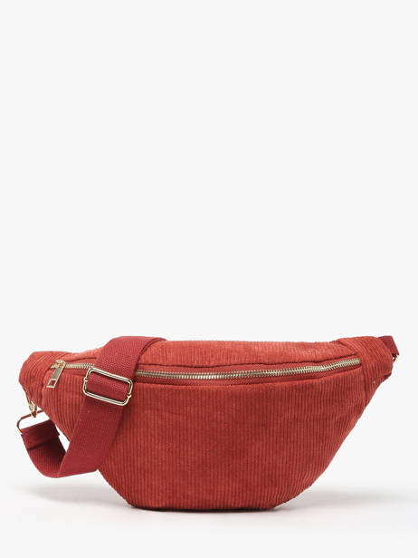 Ciao Boum Velours Belt Bag Miniprix Red ciao boum 649