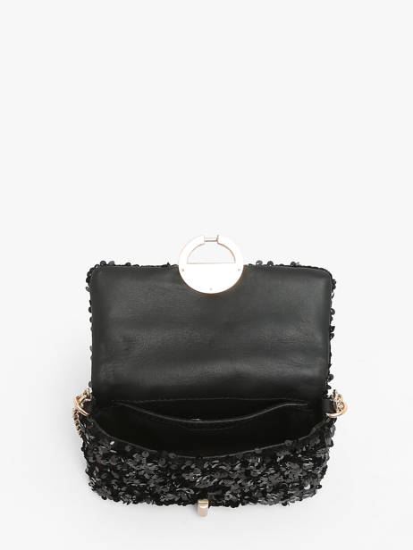 Petit Sac Bandoulière Moon à Sequins Vanessa bruno Noir moon 39V40326 vue secondaire 3