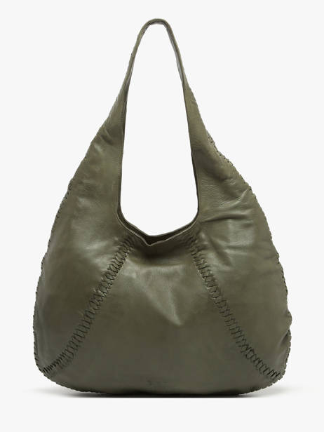 Sac Porté épaule Milan Cuir Basilic pepper Vert milan BMIL01