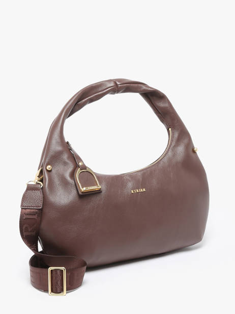 Shoulder Bag Babyatoutprix - Lucie Leather Etrier Brown babyatoutprix - lucie ELUC129M other view 2