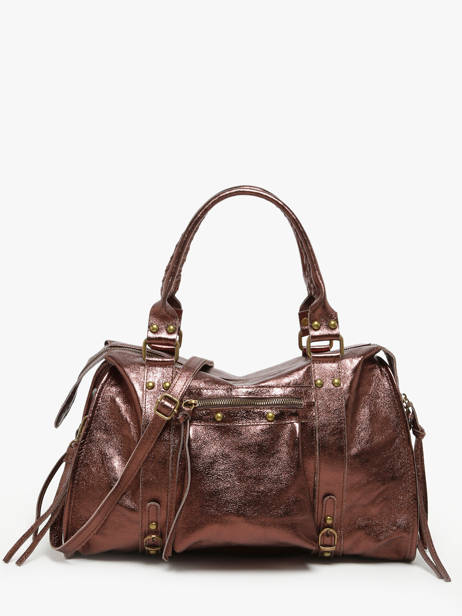 Sac Porté épaule A4 Nine Cuir Milano Marron nine NI24093