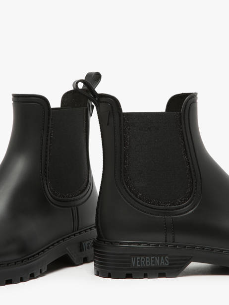 Rain Boots Verbenas Black women 76002674 other view 2