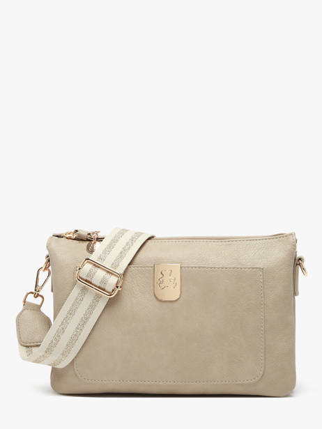 Sac Bandoulière Ajoure Lulu castagnette Beige ajoure WINTER