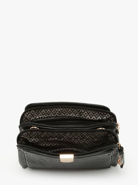 Shoulder Bag Ajoure Lulu castagnette Black ajoure WINSTON other view 2