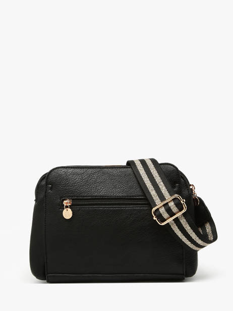 Shoulder Bag Ajoure Lulu castagnette Black ajoure WINSTON other view 3