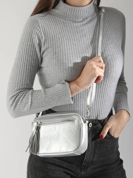 Shoulder Bag Venus Miniprix Silver venus F2308 other view 1