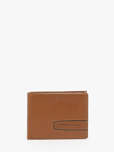 Leather LÃ©on Wallet Arthur & aston Brown leon 126