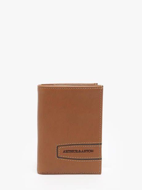 Leather LÃ©on Wallet Arthur & aston Brown leon 799