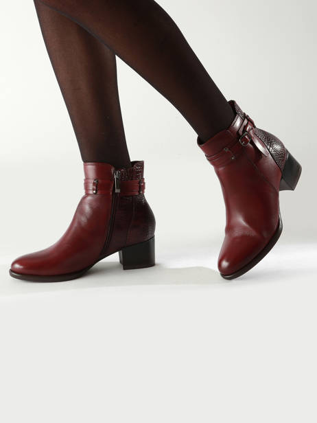 Bottines Tamaris Rouge women 43 vue secondaire 1