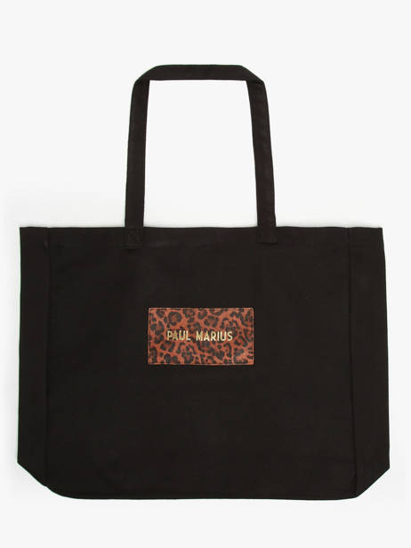 Leopard Cotton Tote Bag Paul marius Brown cadeau LPB